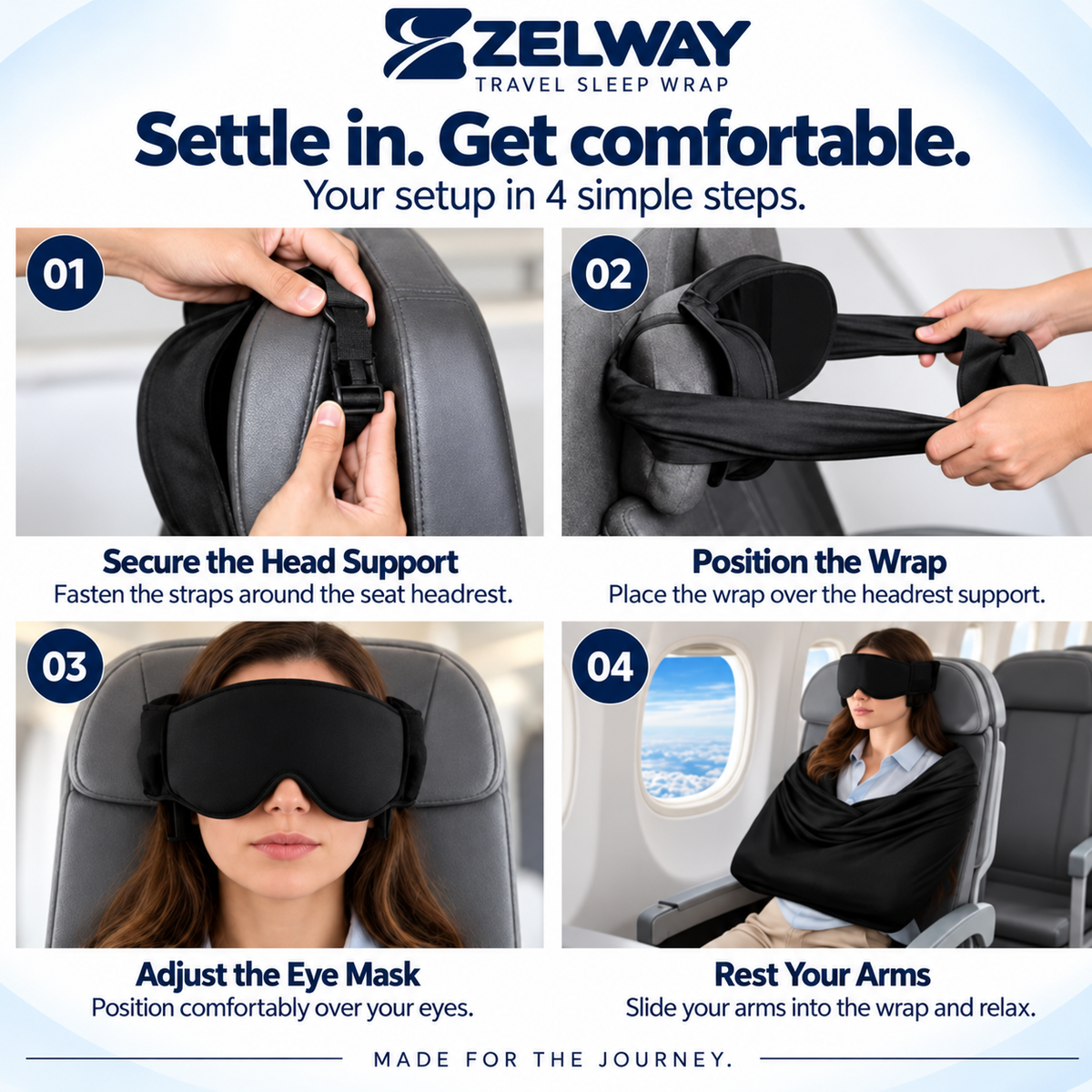 Zelway™- First Class 3-in-1 Travel Sleep Set