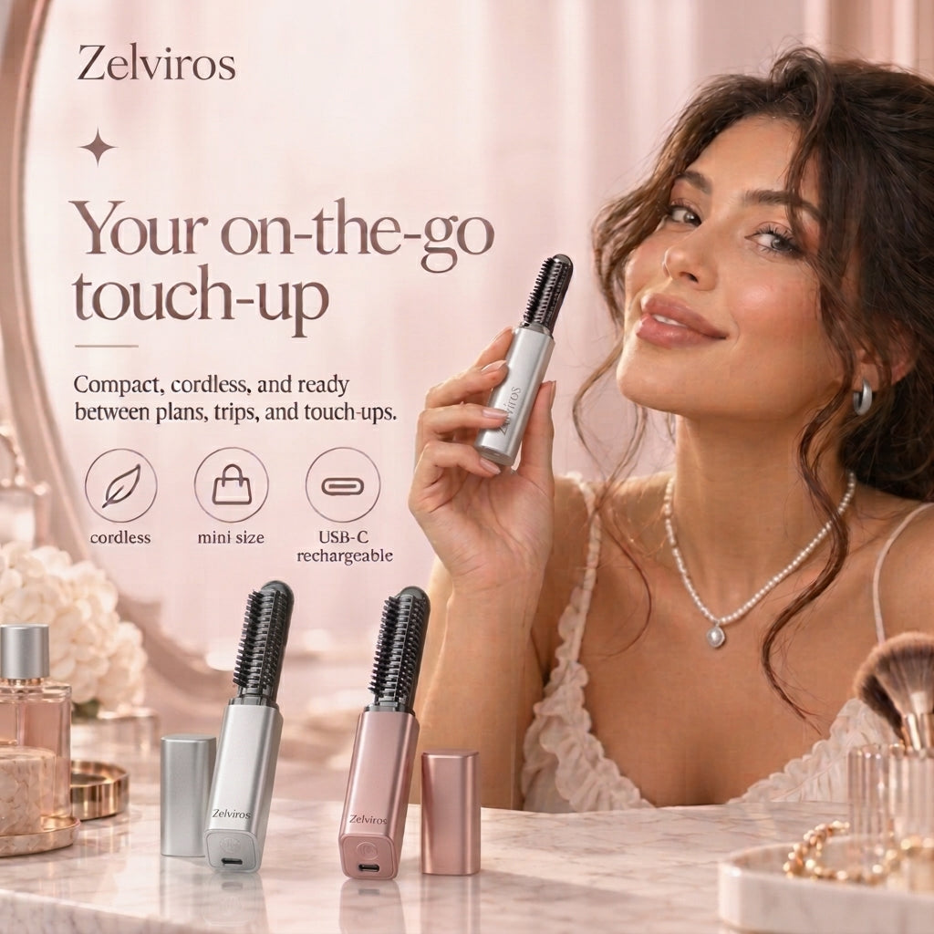 Zelviros™ - Mini Portable Hair Curle