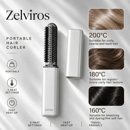 Zelviros™ - Mini Portable Hair Curle