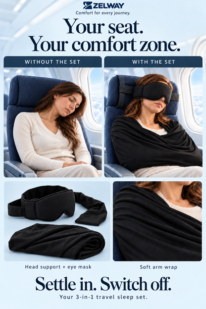 Zelway™- First Class 3-in-1 Travel Sleep Set